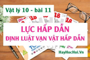 Định luật vạn vật hấp dẫn của Newton, Lực hấp dẫn, Ứng dụng và bài tập - Vật lý 10 bài 11